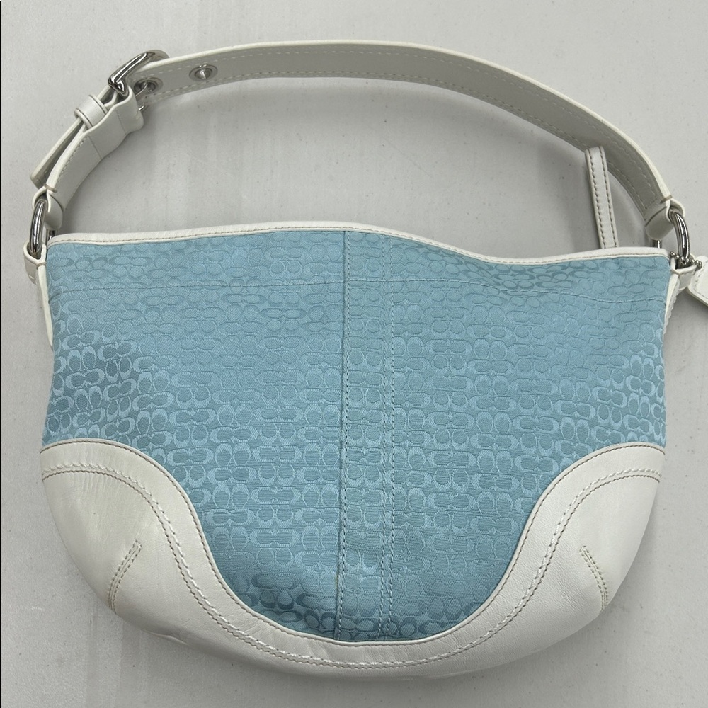 Elegant Blue and White Women's Bag